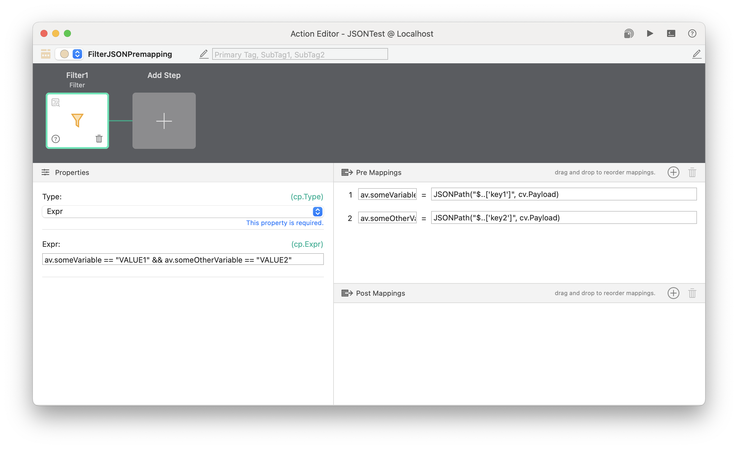 action-component-filter-premapping