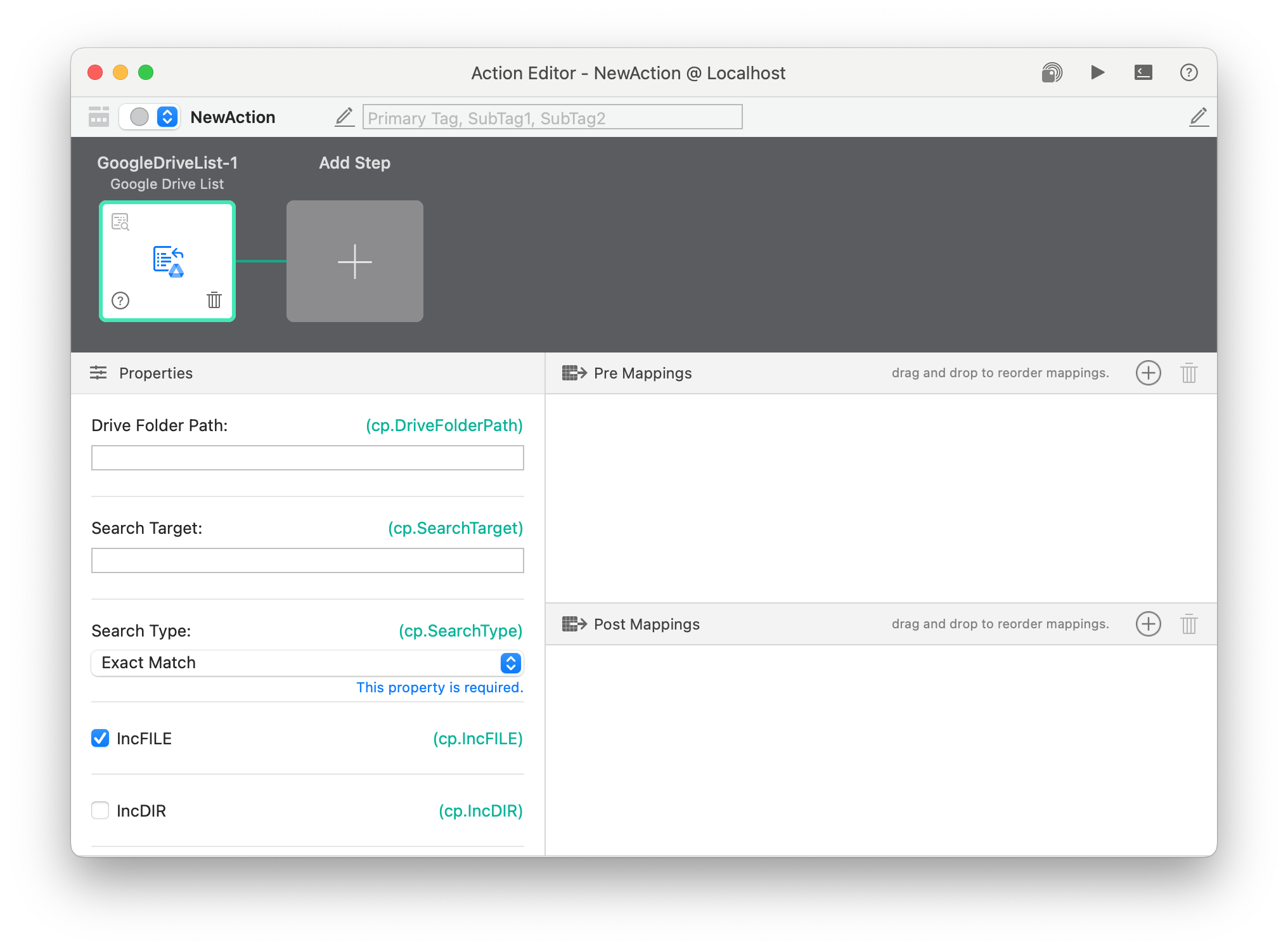 actioncomponent-googledrivelist